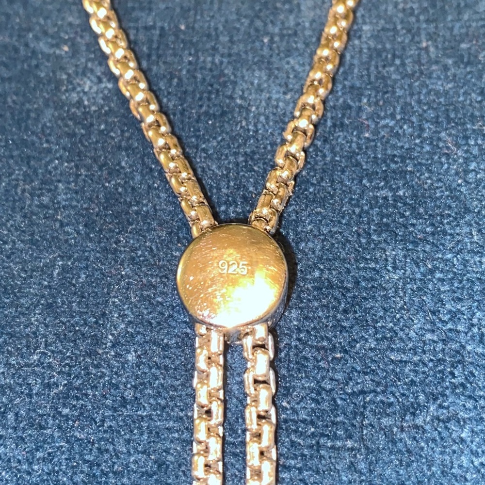 Effy blue topaz bolo bracelet - Picture 7 of 8
